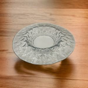 Glass Dip Bowl Serving Dish Vintage